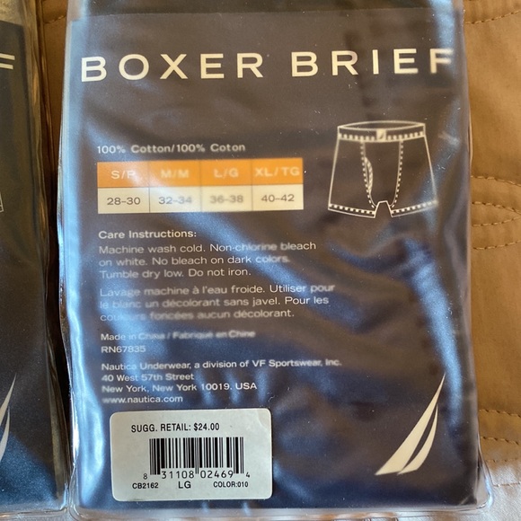 2 Large men’s Nautical boxer briefs - Picture 4 of 6